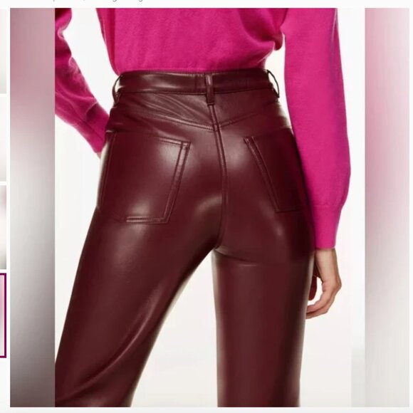 Wilfred THE MELINA™ PANT - Spiced Burgundy - Size 0 - NWT - Picture 5 of 9